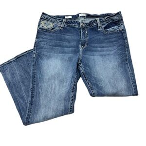 Vigoss Women’s Classic Indigo Bootcut Jeans Size 22